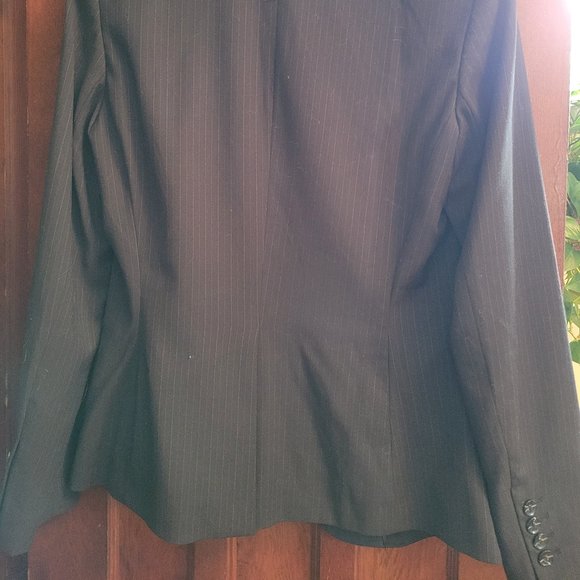 MEXX Women Navy Blazer Pinstripe Navy Size 8 - Picture 6 of 6